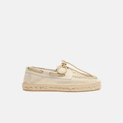 Scarosso Kai Suede Espadrilles In Neutrals