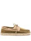 Scarosso Kai Suede Espadrilles In Green