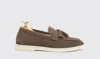 Scarosso Leandra Deep Taupe Suede In Deep Taupe - Suede