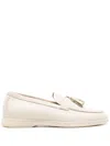 Scarosso Leandra Leather Loafers In White