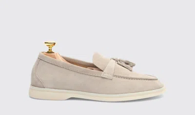Scarosso Leandra Loafers In Sand - Suede