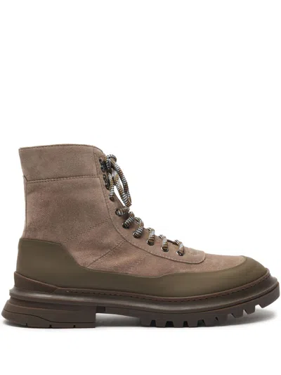 Scarosso Leather Boots In Brown