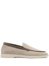 Scarosso Ludovica Suede Loafers In Neutrals