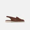 Scarosso Leila Loafers In Brown - Suede