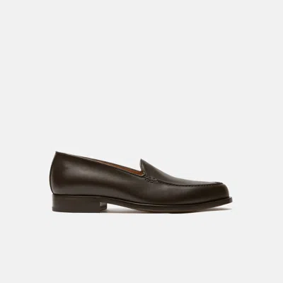Scarosso Lenny Dark Brown In Dark Brown - Calf