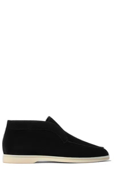 Scarosso Leonardo Suede Boots In Black - Suede