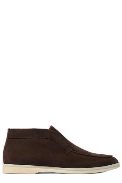 Scarosso Leonardo Brown Suede - Man Boots Brown In Brown - Suede