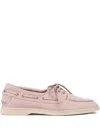 Scarosso Lia Boat Shoes In Pink