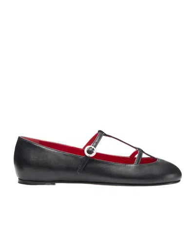 SCAROSSO SCAROSSO LINDA I ROUND-TOE BALLERINA SHOES