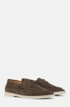 Scarosso Lio Boat Shoes In Brown