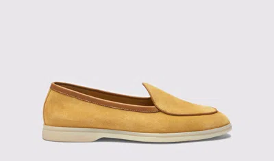 Scarosso Livio Loafers In Beige - Suede