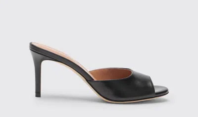 Scarosso Lohan Black - Woman Mules Black In Black - Calf