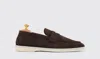 SCAROSSO SCAROSSO LUCIANO BROWN SUEDE - MAN LOAFERS BROWN