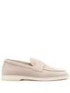 Scarosso Luciano Suede Loafers In Neutrals