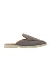 Scarosso Lucrezia Slip-on Mules In Gray