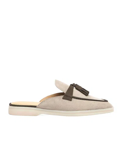 SCAROSSO SCAROSSO LUCREZIA TASSEL-DETAILED SLIP-ON MULES