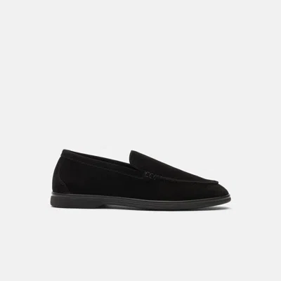 Scarosso Ludovica Loafers In Black Suede