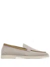 Scarosso Ludovica Suede Loafers In Neutrals