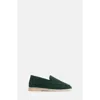 Scarosso Kids' Ludovico Suede Loafers In Green