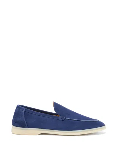 Scarosso Ludovico Suede Loafers In Multi