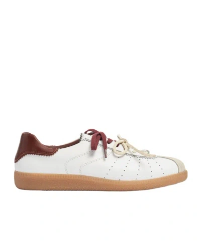 Mariate Lace-up Sneakers In White - Calf from Scarosso