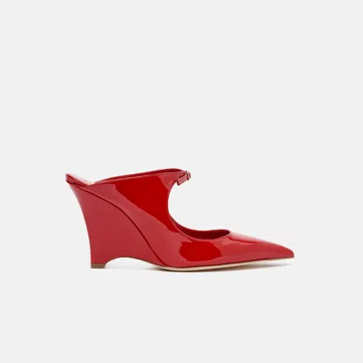 Scarosso Marta Ii Red Patent In Red - Patemt