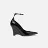 Scarosso Marta Iii Black Croco In Black - Croco-printed Calf