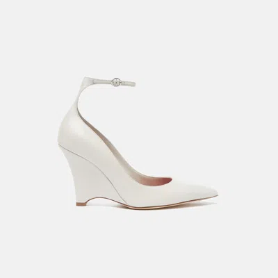 Scarosso 95mm Marta Pumps In Ice - Calf