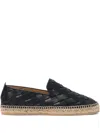 Scarosso Martina Woven Espadrilles In Black