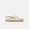 Scarosso Martina Espadrilles In Off White - Calf