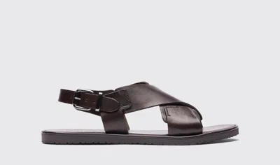 Scarosso Massimo Brown - Man Sandals Brown In Brown - Calf