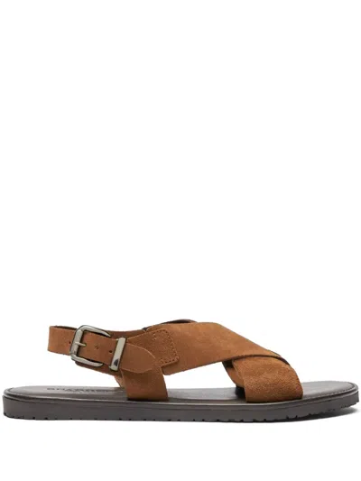 SCAROSSO MASSIMO SUEDE SANDALS