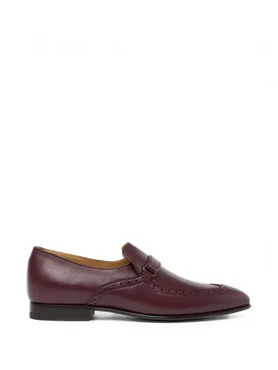 Scarosso Maude Brogue Loafers In Brown