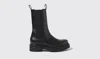 Scarosso Naomi Chelsea Boots In Black - Calf