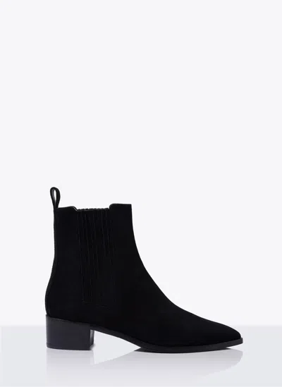 Scarosso Olivia Suede Boots In Black