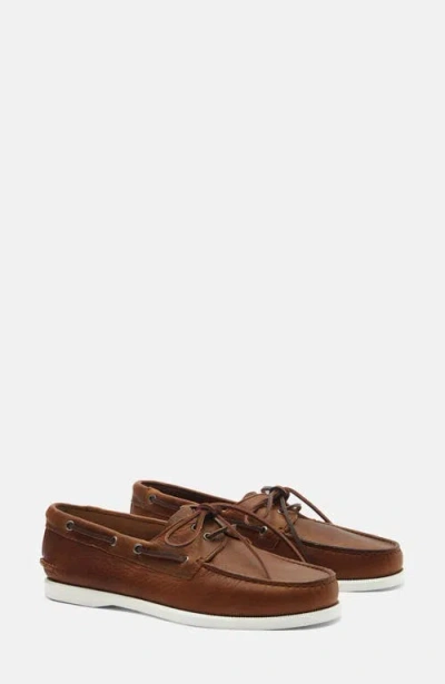 Scarosso Orlando Boat Shoes In Brown