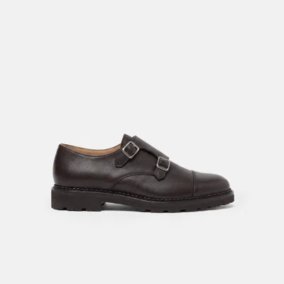 Scarosso Oswald Double Monk Shoes In Multi