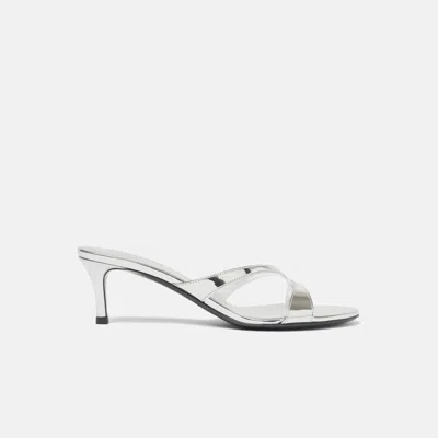 Scarosso Pauli Crossed-straps Sandals In Metallic