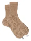 Scarosso Cotton Ankle Socks In Neutrals