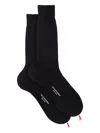 Scarosso Ribbed Knee-high Socks In 蓝色