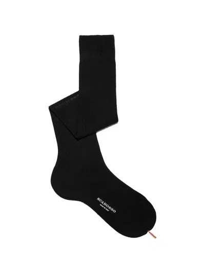 Scarosso Ribbed Socks In Black