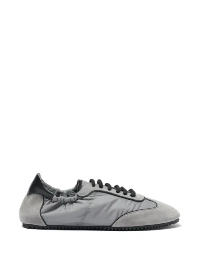 Scarosso Riley Grey Sneakers In Gold
