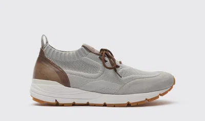Scarosso Robbie Sneakers In Grey - Knit
