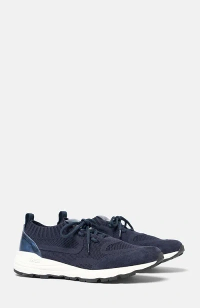 Scarosso Robin Lace-up Sneakers In Blue