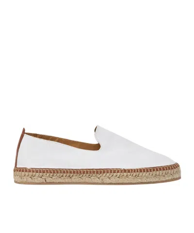 Scarosso Round Toe Business Casual Shoes In White