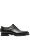 Scarosso Oxfords Giove Calf Leather In Black