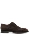 Scarosso Salvatore Suede Oxford Shoes In Brown
