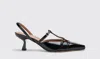 Scarosso Selena Patent Pumps In Black - Patent