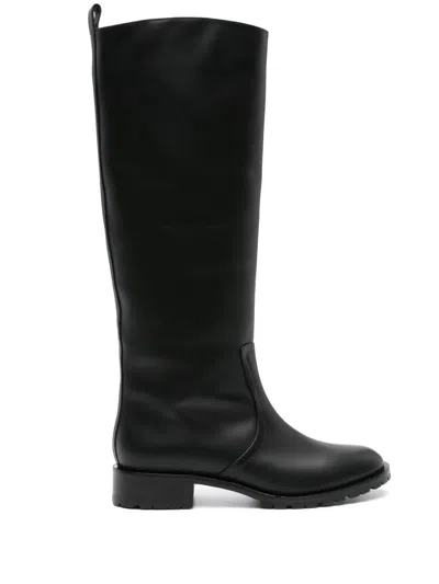 Scarosso Sofia Knee-high Boots In Black