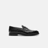 Scarosso Stefano Nero Cocco In Black - Croco-printed Calf